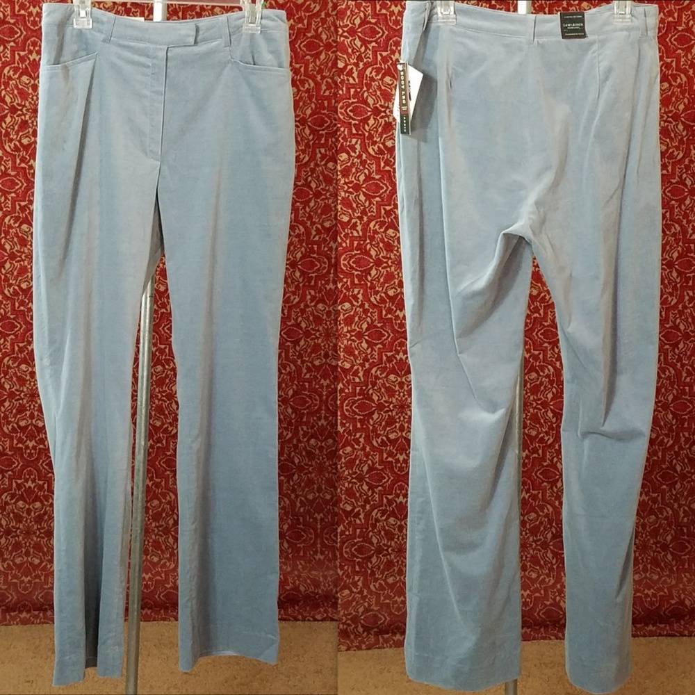 NEW LAUREN JEANS CO velvet slacks 12🗓️